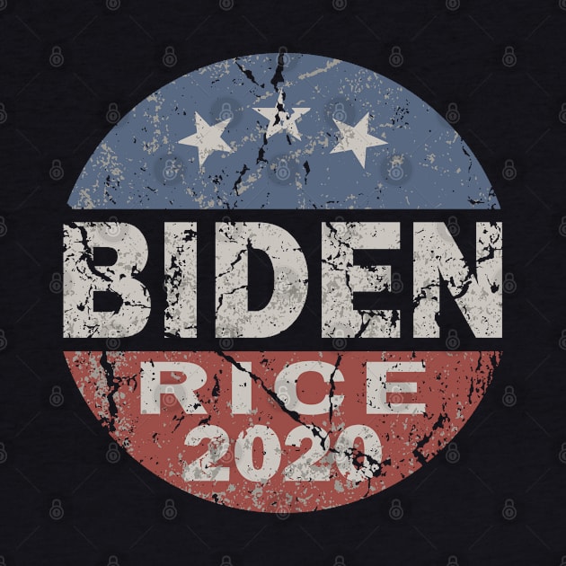 Vintage Biden Rice 2020 by Etopix